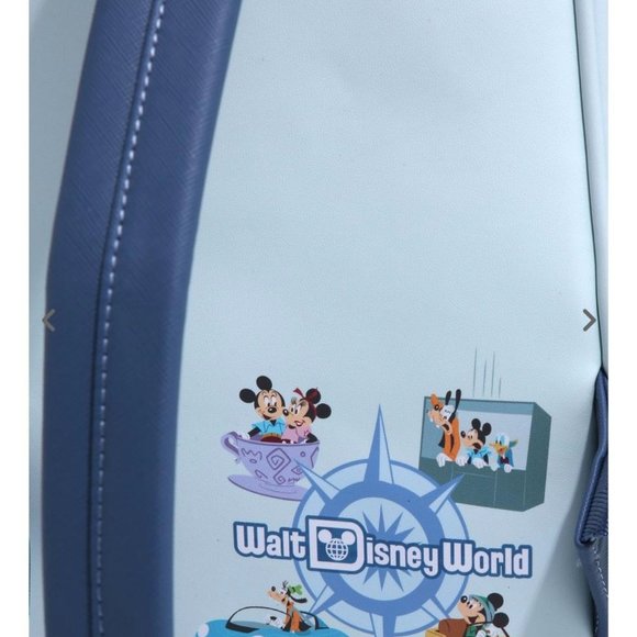Loungefly Disney World Blue Backpack